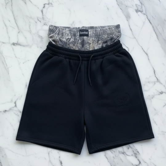 Shorts - Camouflage Double Waist